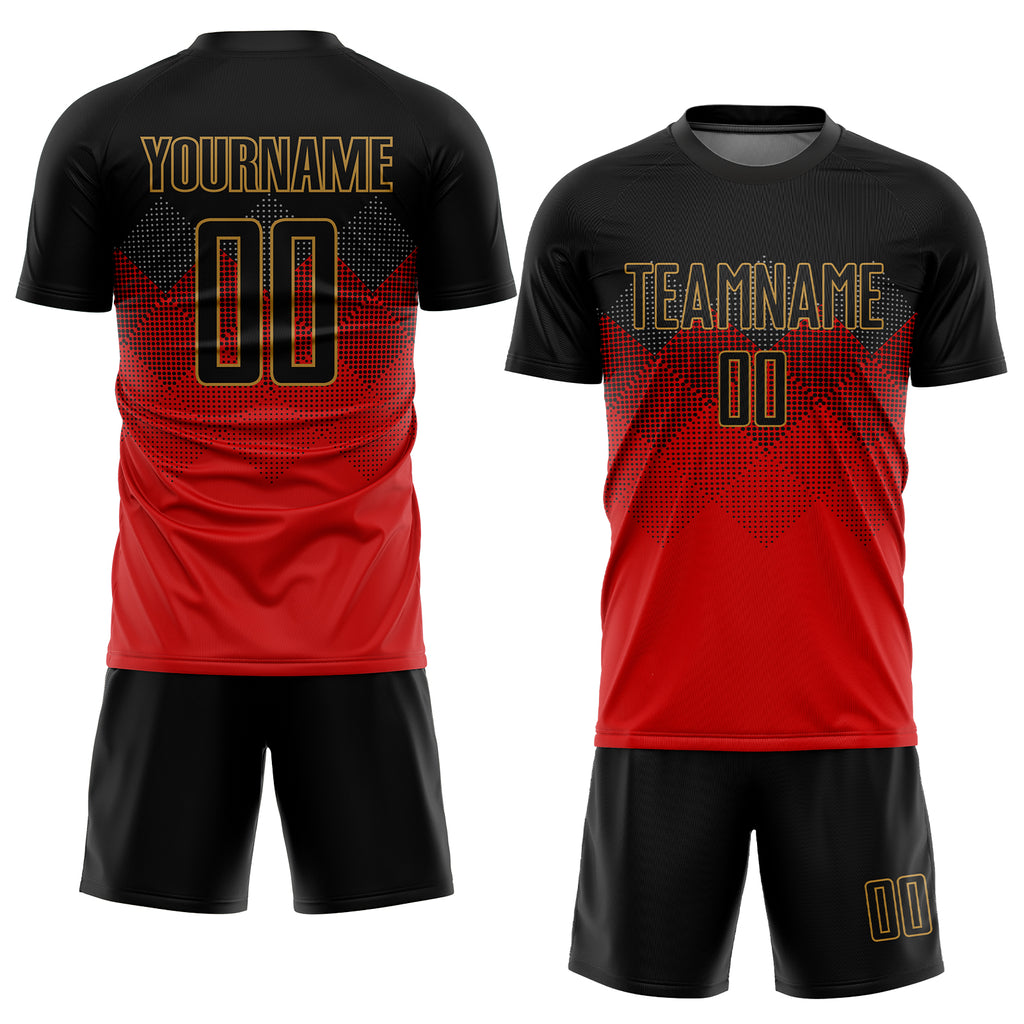 Fully Sublimated Soccer Uniforms For Adults In Polyester Fabric Sports Training Wear Uniforms