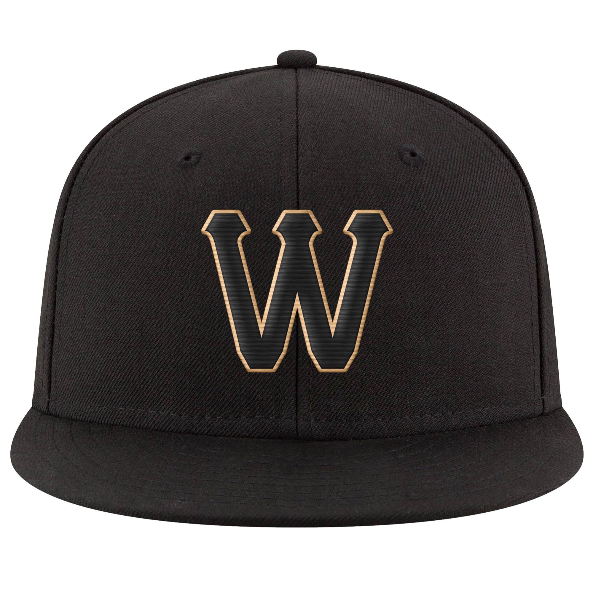 High Quality Black Vintage Polyester Snap Back Fitted Closed Baseball Hat Gorras Cap